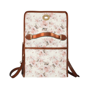 Satchel Bag - Beige Floral Dream