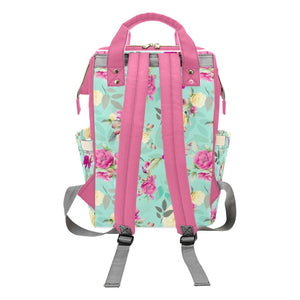Diaper Backpack - Flamingo Floral Fusion