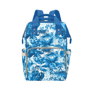 Diaper Backpack - Elegant Indigo Jungle