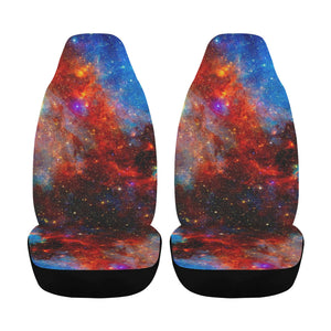 Car Seat Cover - Blue Red Galaxy
