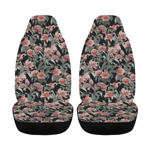 Car Seat Cover - Luxury Rose Floral Black