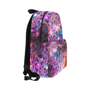 Backpack - Geometric Galaxy Fusion | Leather Bag Backpack | Azulna
