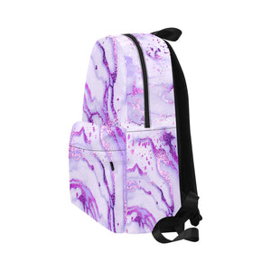 Backpack - Metallic Purple Marble