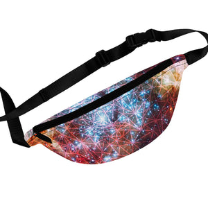 Waist Bag - Geometric Galaxy Fire