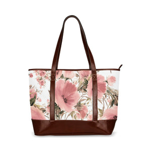 Tote Handbag - Peach Floral Day