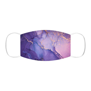 Face Mask - Purple Gold Marble