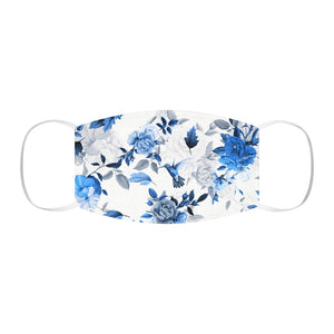 Face Mask - Blue Gray Floral