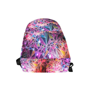 Backpack - Geometric Galaxy Fusion | Leather Bag Backpack | Azulna