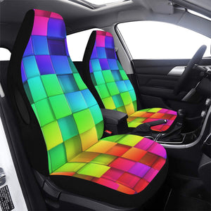 Car Seat Cover - Colorful Shiny Blocks