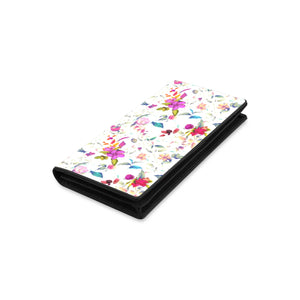 Women's Leather Wallet - Spring Floral