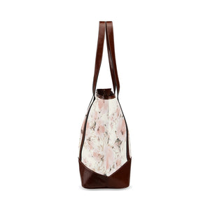 Tote Handbag - Beige Floral Dream