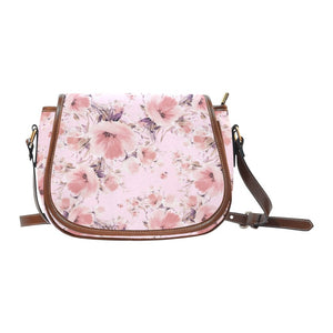 Saddle Bag - Pink Floral Shade