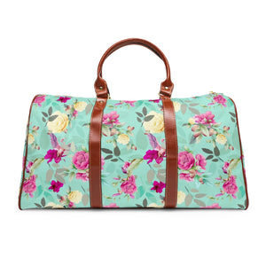 Travel Bag - Flamingo Floral Fusion
