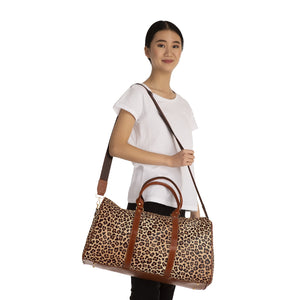 Travel Bag - Light Leopard Print
