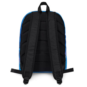 Laptop Backpack - Dark Blue Galaxy