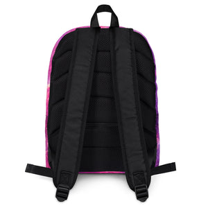 Laptop Backpack - Dark Pink Purple Galaxy