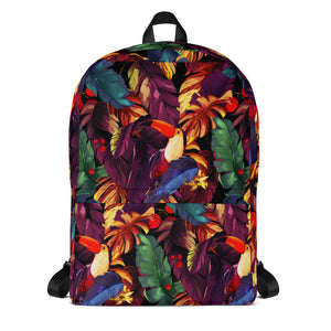 Laptop Backpack - Tropical Toucan Jungle