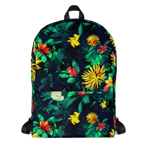 Laptop Backpack - Yellow Green Foliage