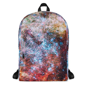 Laptop Backpack - Geometric Galaxy Fire