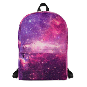 Laptop Backpack - Dark Pink Purple Galaxy