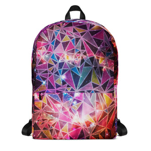 Laptop Backpack - Geometric Galaxy Fusion