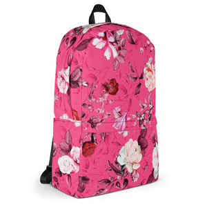 Laptop Backpack - Pink Floral Dream