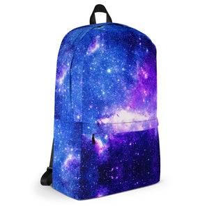 Laptop Backpack - Blue Purple Galaxy