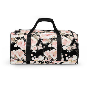 Duffle Bag - Pink Floral Night