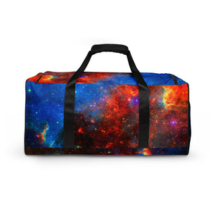 Duffle Bag - Blue Red Galaxy