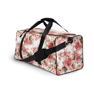 Duffle Bag - Peach Floral Day