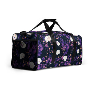 Duffle Bag - Purple Midnight Floral