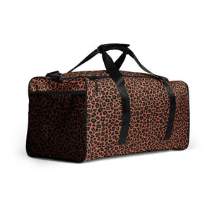 Duffle Bag - Dark Leopard Print