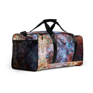 Duffle Bag - Geometric Galaxy Fire