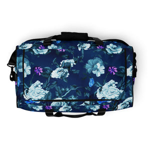 Duffle Bag - Marine Blue Floral