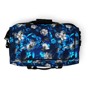 Duffle Bag - Azure Gray Floral