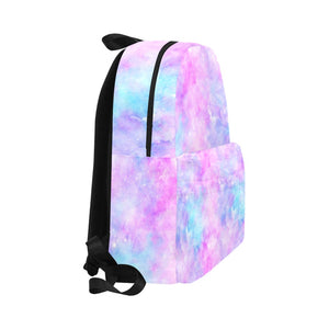 Backpack - Light Pink Blue Galaxy | Back Pack For Sale | Azulna