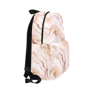 Backpack - Pink Gold Marble