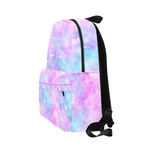 Backpack - Light Pink Blue Galaxy | Back Pack For Sale | Azulna