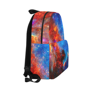 Backpack - Blue Red Galaxy | Galaxy Back Packs | Azulna