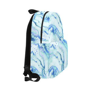 Backpack - Metallic Blue Marble