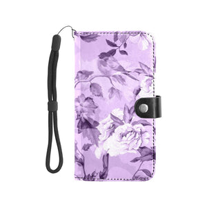 Large Wallet Phone Case - Lilac Floral