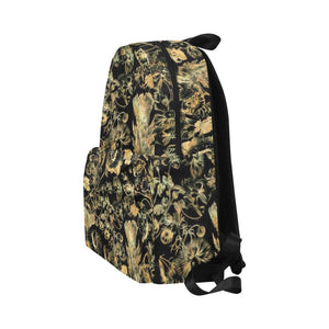 Backpack - Luxury Golden Foliage Black