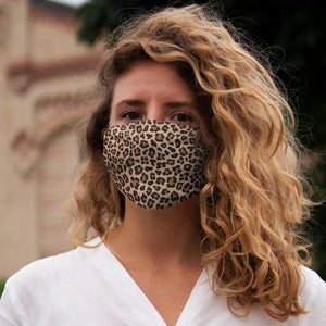 Face Mask - Light Leopard Print