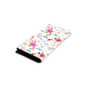 Women's Leather Wallet - Spring Floral