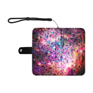 Small Wallet Phone Case - Geometric Galaxy Fusion