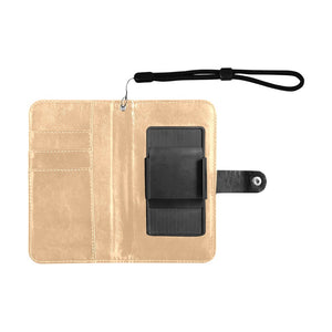 Small Wallet Phone Case - Luxury Animal Print Brown
