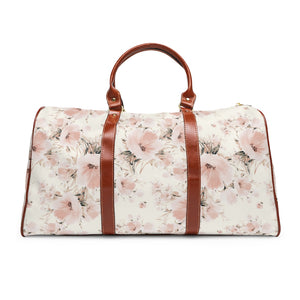 Travel Bag - Beige Floral Dream