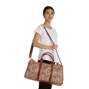 Travel Bag - Luxury Animal Print Brown