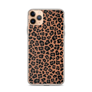 iPhone Phone Case - Dark Leopard Print
