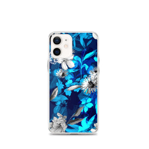 iPhone Phone Case - Azure Gray Floral